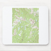 Topographic Map Mouse Pad