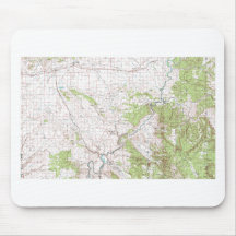 Topographic Map Mousepad