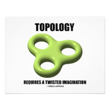 Topology Requires A Twisted Imagination (Toroid) Custom Invitations