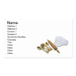 Toque Rolling Pin Goldware Business Cards