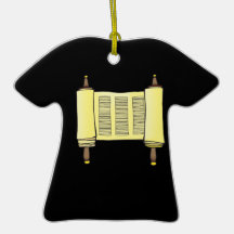 Torah Christmas Tree Ornament