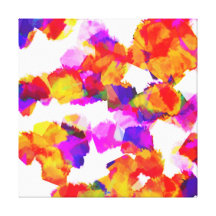 Torn Colours Wrapped Canvas Gallery Wrap Canvas