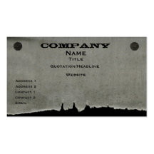 Torn Paper Business Card, Grey