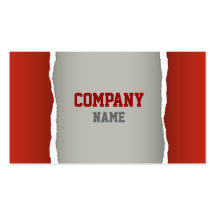 Torn Paper Style Business Card