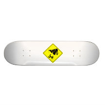 Tornado Warning Sign Skate Board Decks