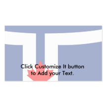 Toronto flag business card template
