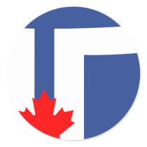 Toronto flag stickers