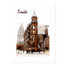 Toronto - flat iron building postcard