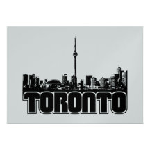 Toronto Skyline Personalized Announcements