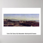 Torre Del Greco By Alexander Andreyevich Ivanov Print