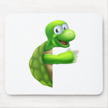 Tortoise or Turtle Pointing Mouse Pad