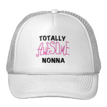 Totally Awesome Nonna Pink T-shirts and Gifts Mesh Hat