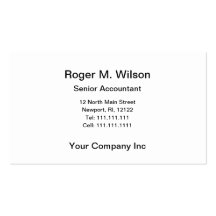 Totally Basic Business Card to Customise Yourself