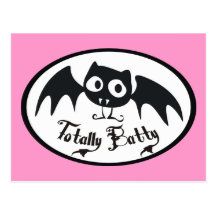 Totally Batty Post Card