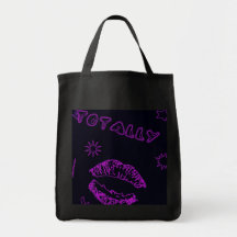 totally kissed canvas bag