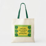 Tote bags customisable - shamrocks