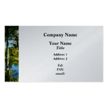 Touch of Autumn  - Platinum Finish Business Card Templates