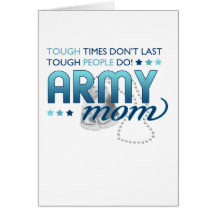 Tough People (Army Mum) Greeting Card