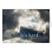 Tough times support template card