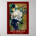 Toulouse-Lautrec: Jane Avril Danzante Print