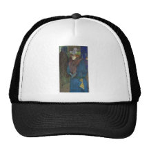 Toulouse-Lautrec - Jane Avril entering in the Moul Trucker Hat
