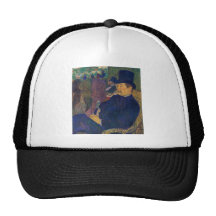 Toulouse-Lautrec - Mister Delaporte in the garden Mesh Hats