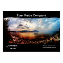Tour Guide Company Business Card