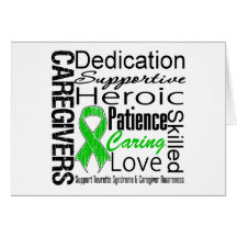 Tourette Syndrome Caregivers Collage Greeting Cards