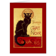 Tournée du Chat Noir, Théophile Steinlen Greeting Cards