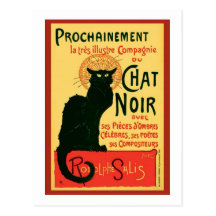 Tournée du Chat Noir, Theophile Steinlen Postcard