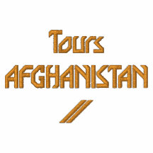 Tours AFGHANISTAN Embroidered Hooded Sweatshirt