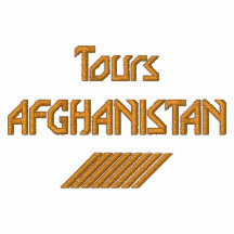 Tours AFGHANISTAN Embroidered Hooded Sweatshirt