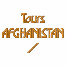 Tours AFGHANISTAN Embroidered Hooded Sweatshirt