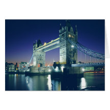 Tower Bridge at Dusk Card