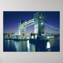 Tower Bridge at Dusk Posters