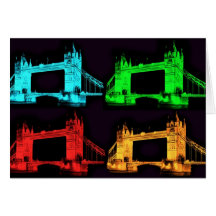 Tower Bridge Collage Cards