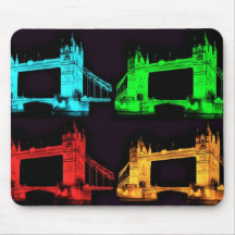 Tower Bridge Collage Mousepad