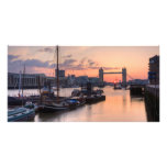 Tower Bridge Sunset Customised Photo Card