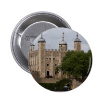 Tower Of London England Seen From Across The River Pinback Button