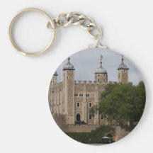 Tower Of London England Seen From Across The River Key Chain