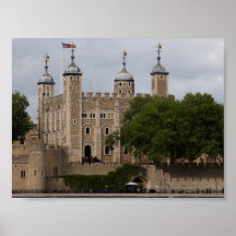 Tower Of London England Seen From Across The River Print
