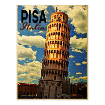 Tower Of Pisa ltaly Post Card