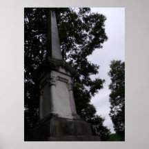 Towering Headstone Print