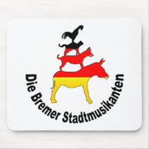 Town Musicians of Bremen Mouse Pads