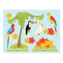 Toy Birds Postcards