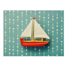 Toy Boat Postcard