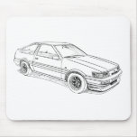 Toy Corolla Trueno Levin AE86 Mousepad