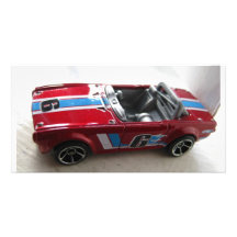Toy Muscle Car Personalized Photo Card