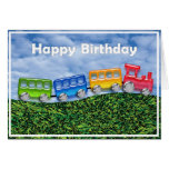 Toy Train in the Countryside Birthday cards