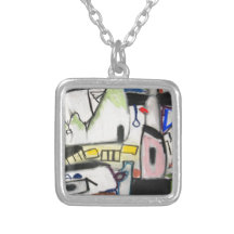 Toy Wars (primitive expressionism) Pendant